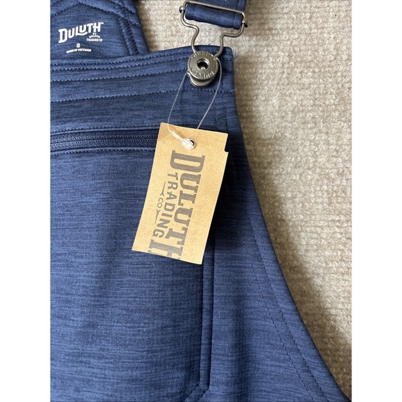 Duluth Trading Company Women's Snagstop Sweats Bib Overalls Woman's Size Small - Picture 4 of 14